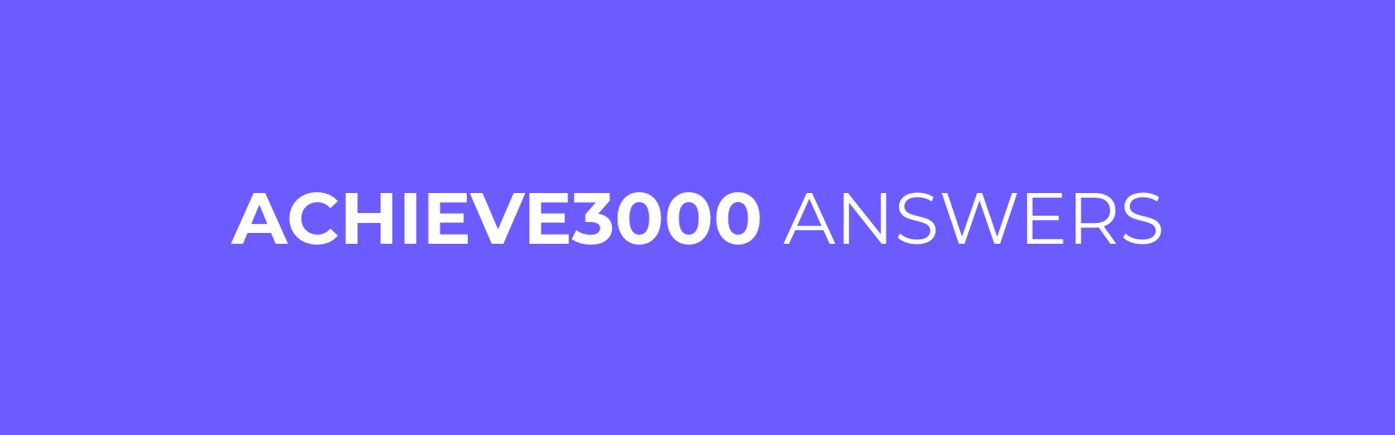 achieve3000-answers
