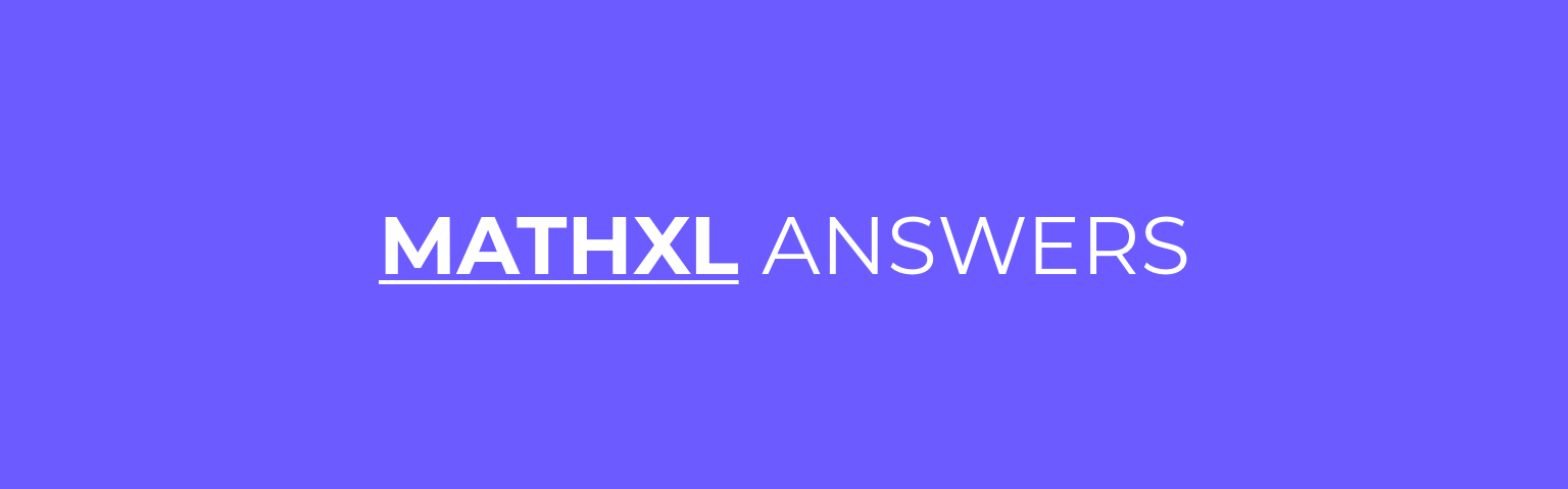 mathxl-answers