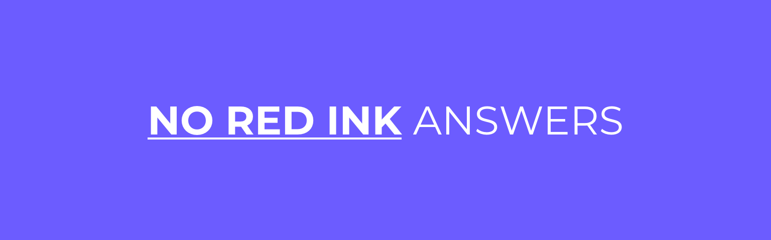 no-red-ink-answers
